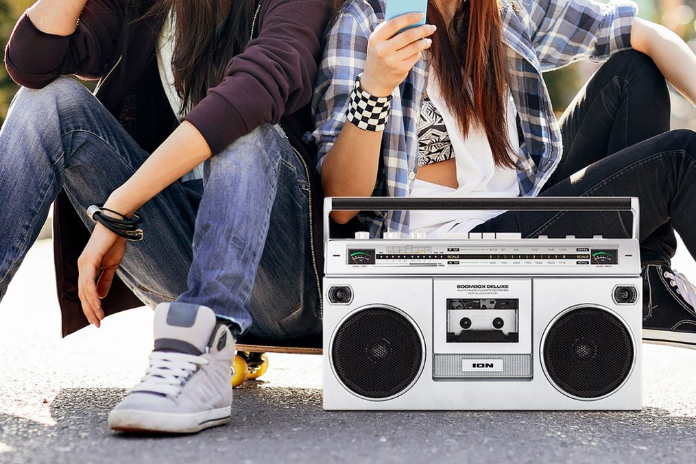 Relive Your Fondest Memories with the ION Audio Street Rocker ’80s Style Stereo Boombox Speaker