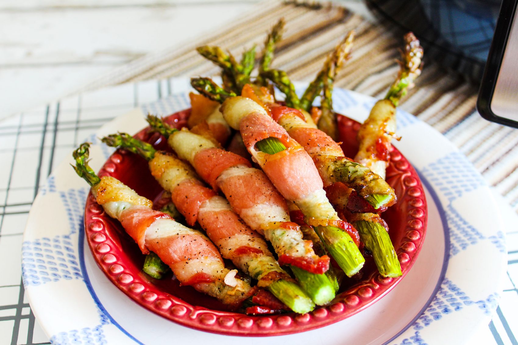 “Crispy Bacon Wrapped Asparagus” 4Ingredient Air Fryer Recipe
