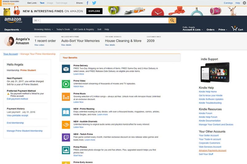 Shop and Save with Amazon Prime Student - Angela Ricardo