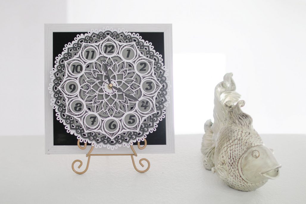 Free Free Layered Mandala Clock 905 SVG PNG EPS DXF File