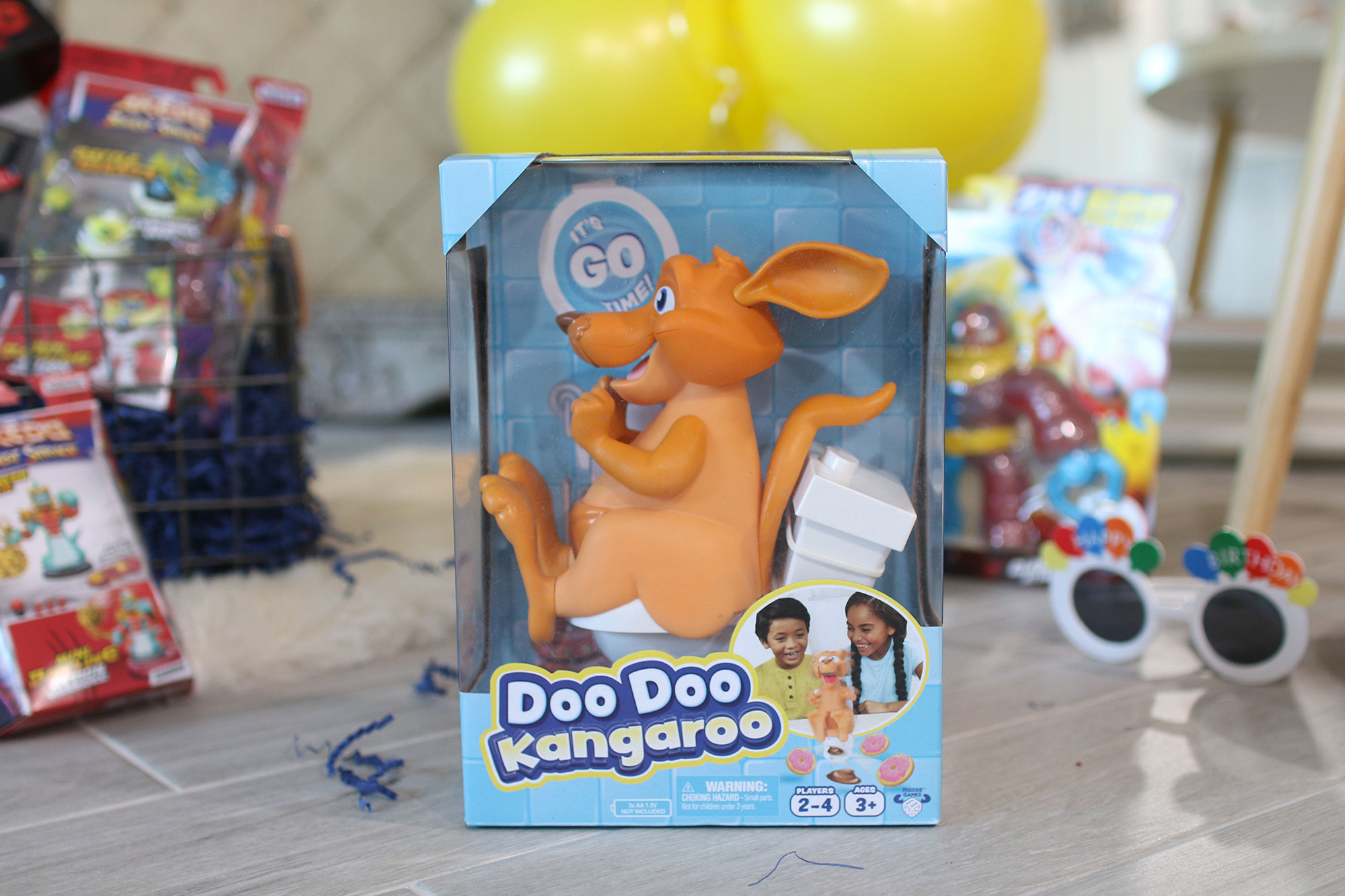 BABBLEBOXX, Gift Guide, Gift Ideas, Gift for Boys, Holiday Shopping, Holiday Gifts, Toy Review, Toys for Boys, Birthday, Birthday Cake, Birthday Cupcakes, Birthday Celebration, Doo Doo Kangaroo