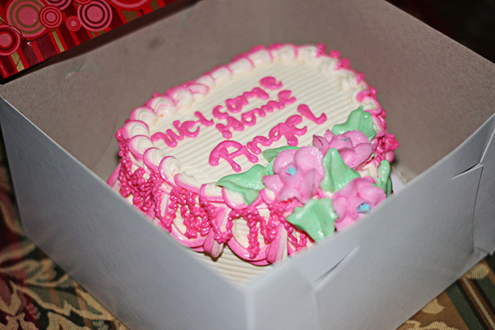 sweet heart cake