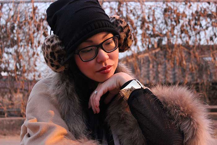 angela ricardo bethea fur cape fashion blogger