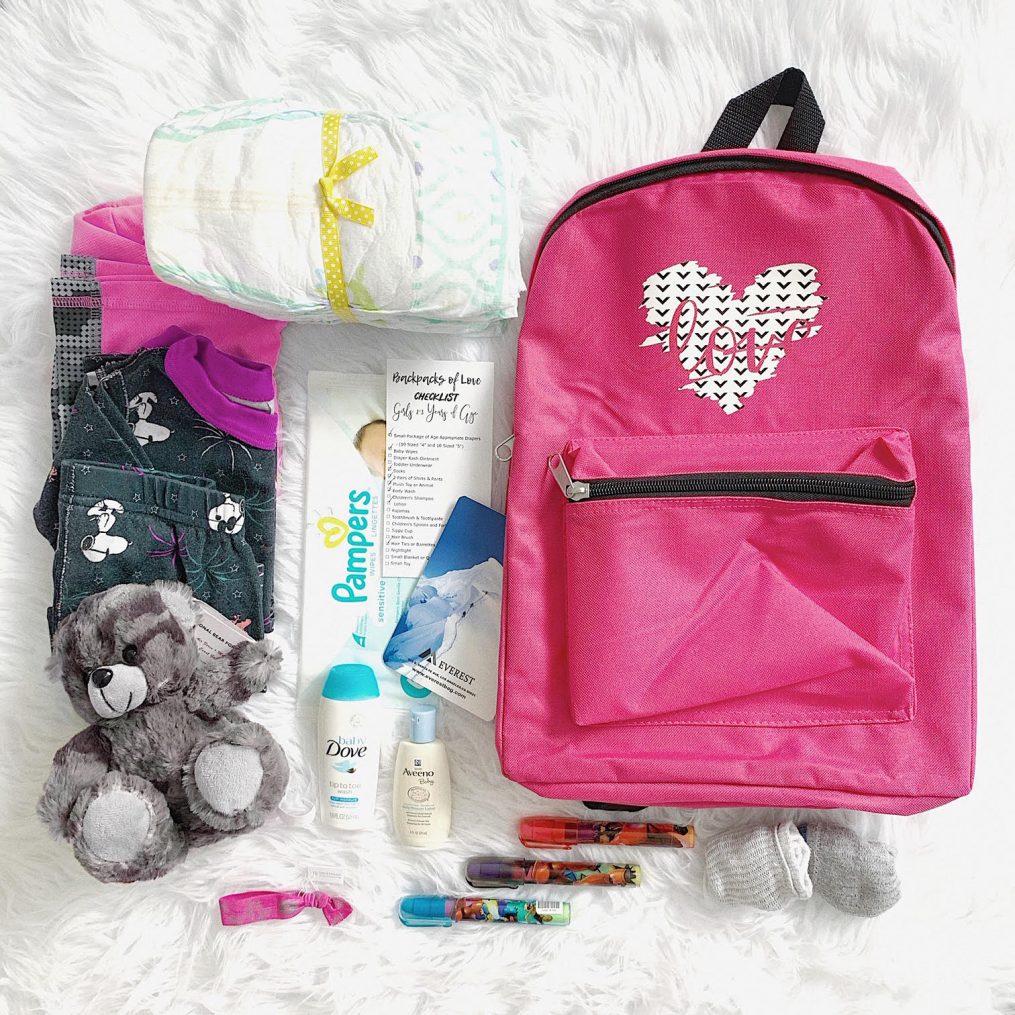“Backpacks of Love” by The Blue Ribbon Project CricutCause Angela