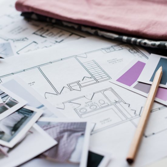 Interior designers working table house to home