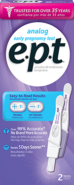 e.p.t® pregnancy test